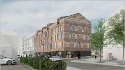 Pastato vizualizacija pagal MB „Urbanistinė architektūra“ parengtą projektą